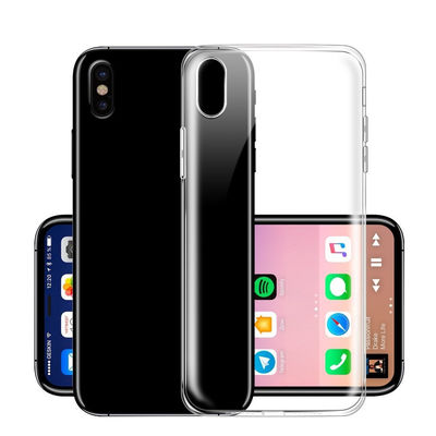 Super soft transparent blank cell phone case tpu for iphone X