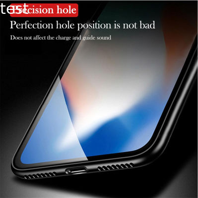 For iphone X tempered glass case slim soft TPU natural scenery pattern marble OEM phone cover