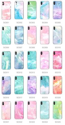 Luxury fashion waterproof marble case for iphone tempered glass phone cases back cover with OEM patterns and logo