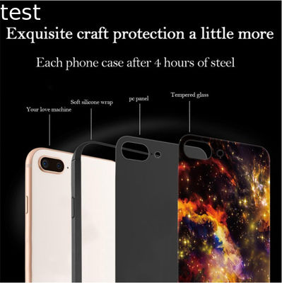 Luxury fashion waterproof marble case for iphone tempered glass phone cases back cover with OEM patterns and logo