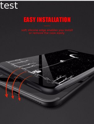 Amazon Newest Product Clean TPU with Glass best selling phone case
