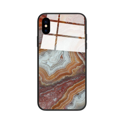 2018 Newest customized tempered glass cover cell phone case for iPhone X 8 7 6