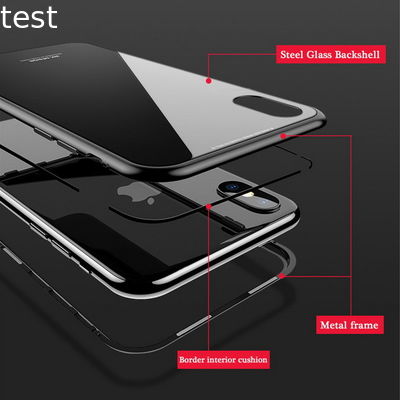 2018 New design Phone accessories 360 degree full protective magnetic phone case mobile phone cover for iphone 6/7plus/8/8plus/X