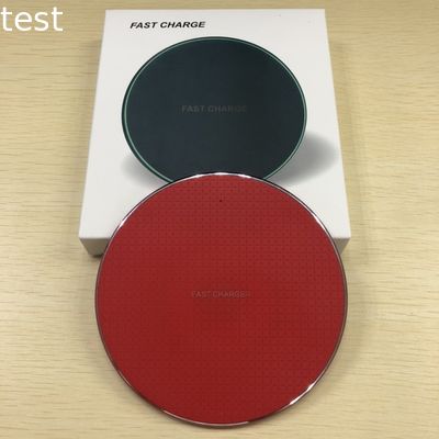 2019 Promotion Gift 10W Slim Fast Wireless Charger Qi Standard Aluminum Alloy Phone Charger