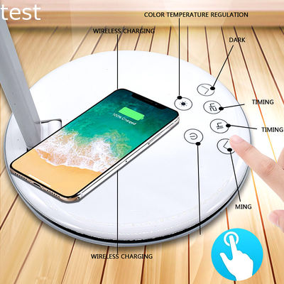 Led Desk Table Lamp Folding Light Qi Wireless Fast Charger For Phone