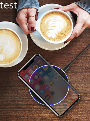 2019 Newest 5W/10W Quick Charge Fast QI ultra thin wireless charger wireless mobile phone charger for Iphone XS XR