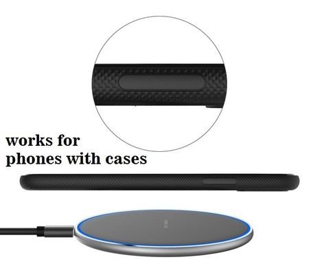 2019 New mobile phone accessories Thin Portable 10W fast qi wireless charger pad for iphone for samsung for huawei with OEM logo