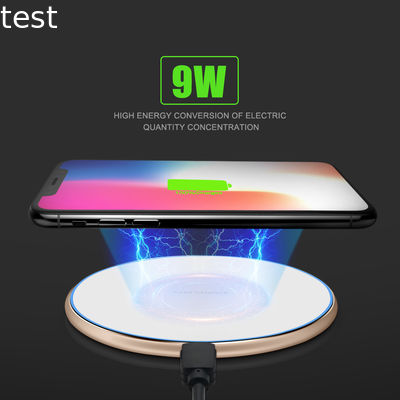 2019 QI Wireless Charger portable charger For IPhone X Factory wholesale Fast 10W Wireless charger Forsmart phone