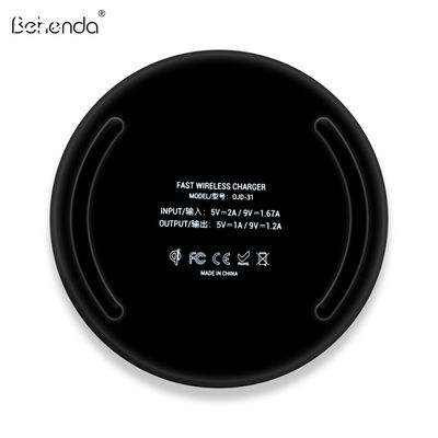 2019 lasted 5W/10W Quick Charge Fast QI non-slip ultra thin wireless charger for Iphone XS XR  latest Phone Models