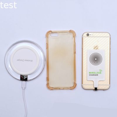 Mobile phone accessories 2017 Portable QI Standard Wireless Charger receivers for iphone for Samsung android phones