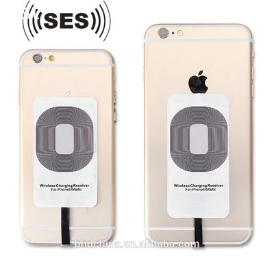 2017 Hot Selling Wholesale Mini Qi Wireless Charger Receiver for iPhone and Android