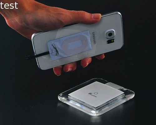 For iphone 8/8plus/X for samsung s6/s7/s8 2018 new Led light square QI wireless charger fast