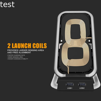 2018 New Fast Charging High Capacity Qi Standard Wireless Charger for iPhone 8 for iPhone x for Samsung