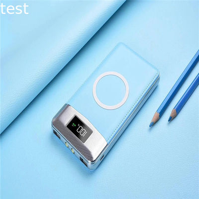 2018 New Power Bank with Universal wireless charging station with LED Light