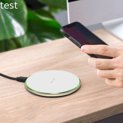 Slim flying saucer quick fast mobile phone wireless chargers for iphone and android smartphones