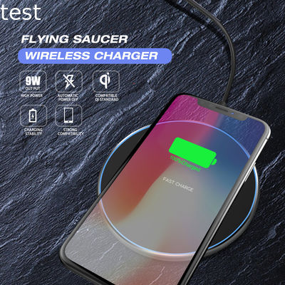 Newly Wireless Charger Desktop 9V, QI Fast Wireless Charger For iphone X for samsung galaxy s8 Smart Phones Chargers