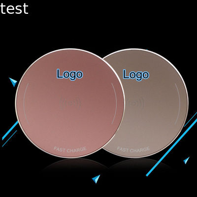 New trending product aluminum alloy shell inductive charging pad, portable wireless phone charger for android
