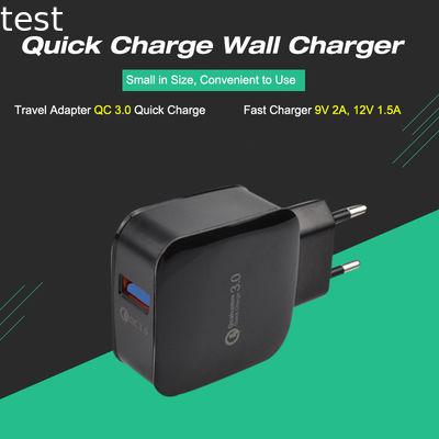 Factory Wholesale Mobile Accessories Phone Home QC3.0 quick charge Micro Mini Dual Usb Wall Charger