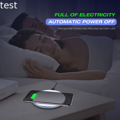 Hot Selling Factory OEM Customized Qi Wireless Phone Fast Charger Pad for Samsung for iPhone Xs Max
