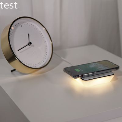 2018 Hot selling Multifunction LED high quality qi wireless charing table night light charger for smart phone