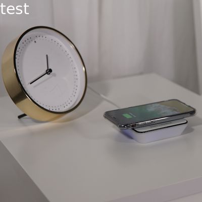 2018 Hot selling Multifunction LED high quality qi wireless charing table night light charger for smart phone