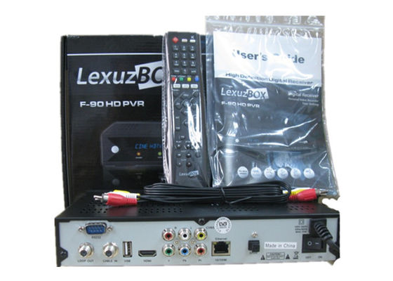 Lexuzbox F90 Paraguai DVB-C Digital Cable Receiver / Azamerica F90 PVR Cable TV Set-top Box for Brazil