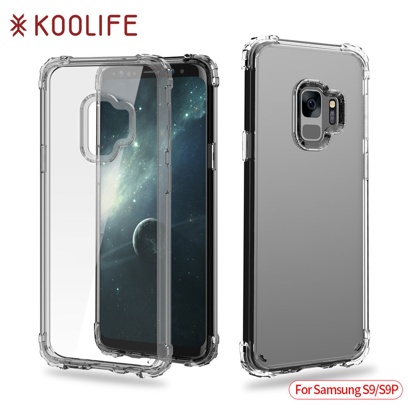 2018 transparent cell phone case shock proof case for samsung galaxy s9 case