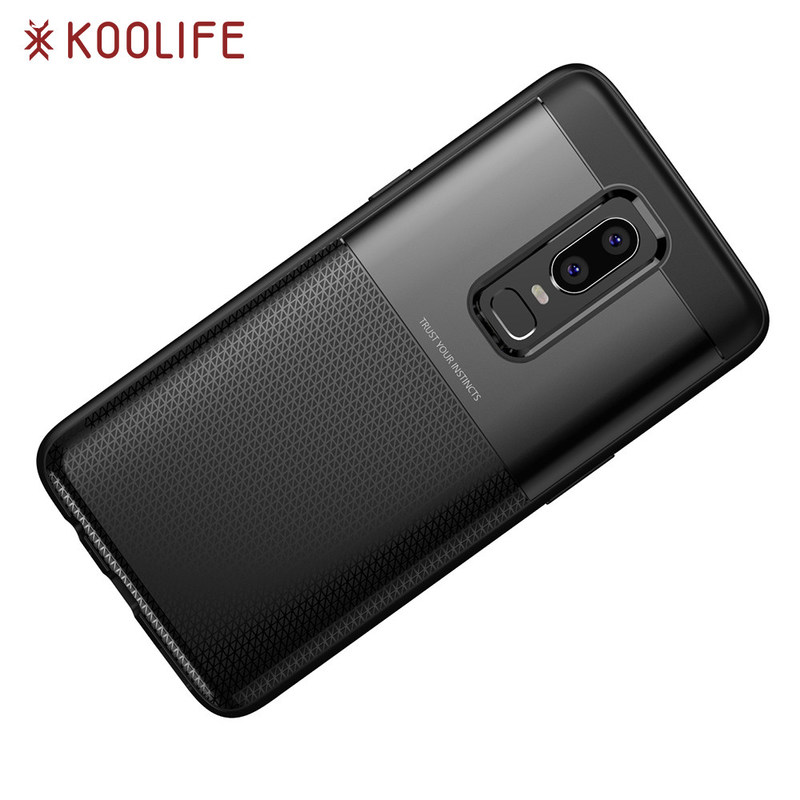 Silicone PC armor case cover for oneplus 6 case
