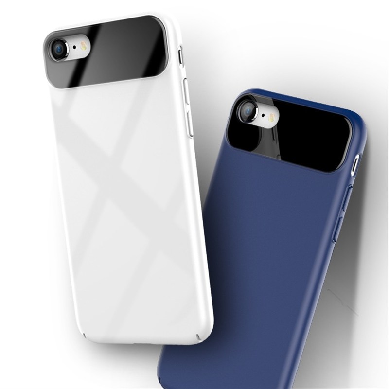 phone case for iPhone 78 case glass black plastic