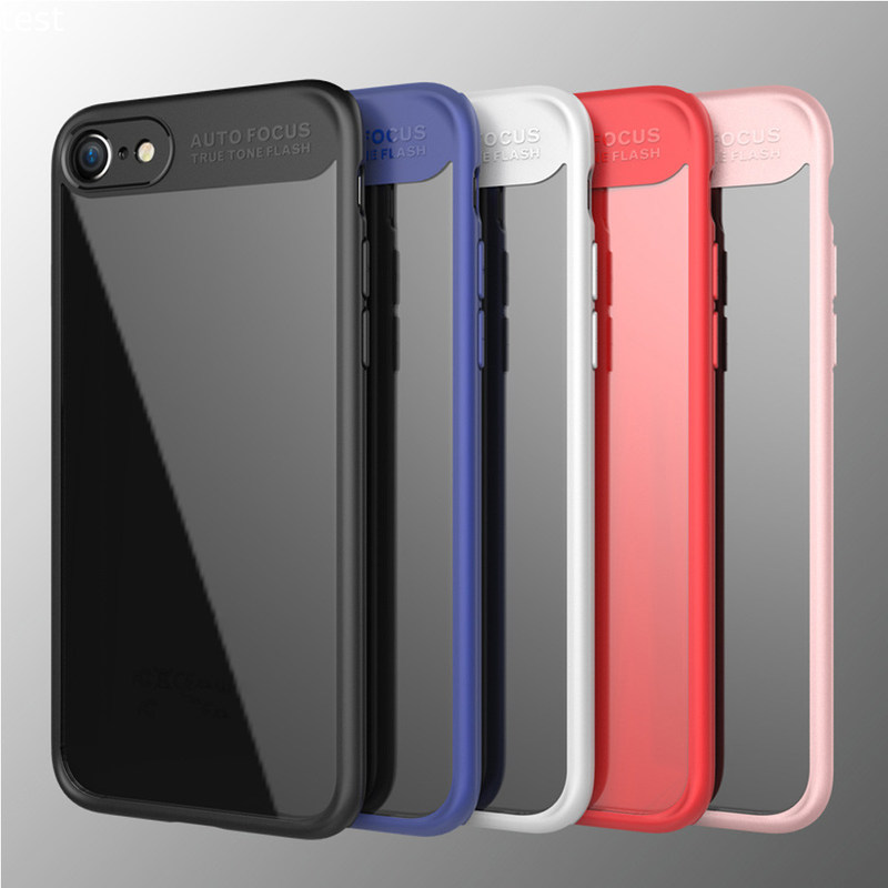 mobile accessories TPU PC case phone cover for iPhone 8 plus protective case