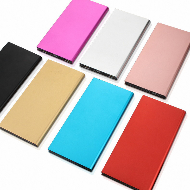 Electronic product double USB 10000 mah mini credit card usb portable mobile powerbank
