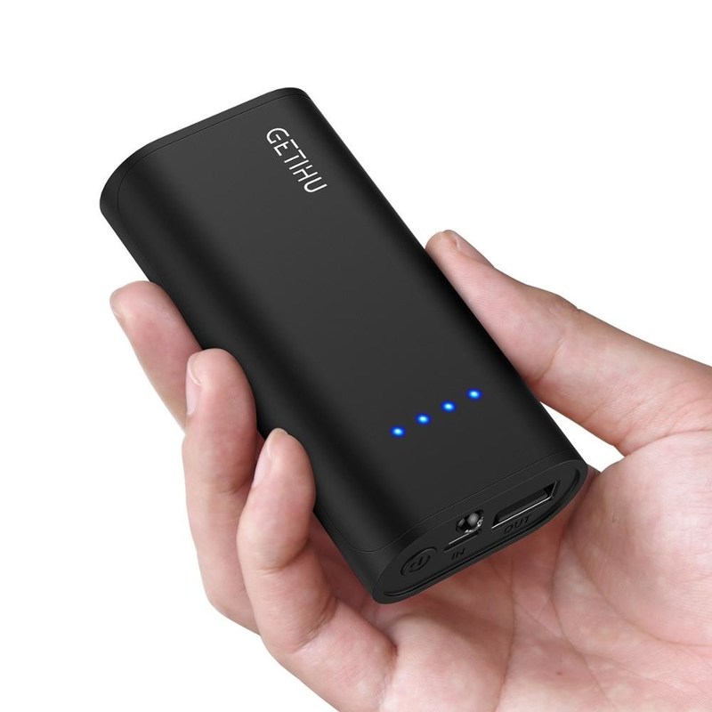Power Bank 5200mAh Portable Charger 2.4A High-Speed Charging Pocket-Size Battery Pack Mobile Charger Ultra Compact Powerbank