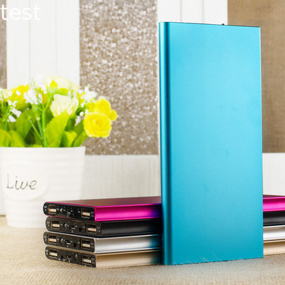 Custom logo portable Power Banks 10000MA Slim Power Bank for mobile phone