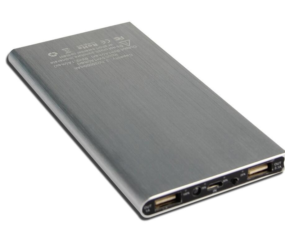 Hot sale wholesale power bank flexible power bank 10000 mah portable slim power bank charger for iPhone and for Android