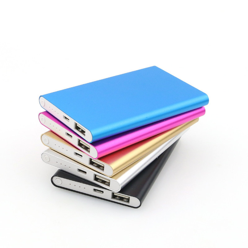 Hot Selling Power Bank USB 5000mah Thin Portable External Battery Pack Mobile Phone Backup Charger for Samsung S8 S9