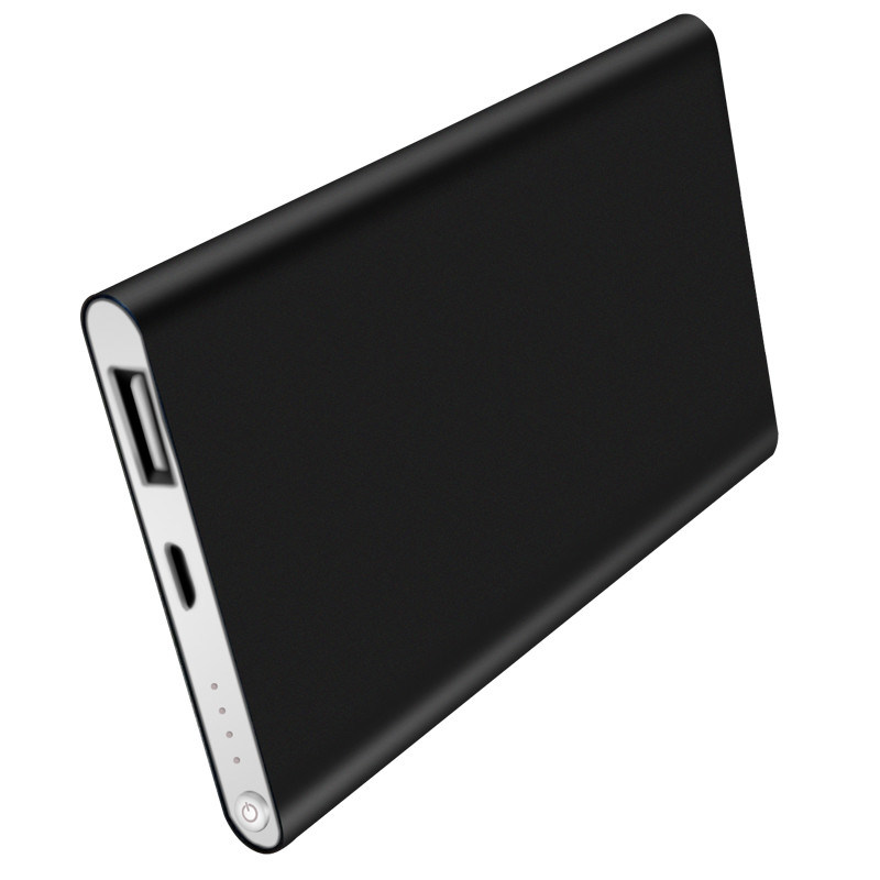 2018 New Arrival Customized weightless smallest 5000mah power bank with charging cable for iPhone Xs Max