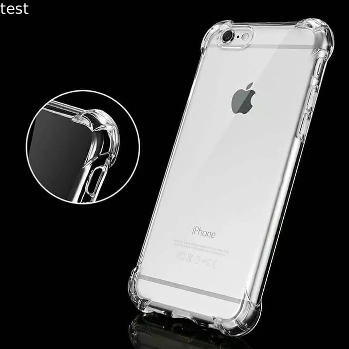 For iPhone 7/8 X XS Max XR case transparent, slim bumper raised corner back phone cover for iphone xr dustproof shockproof case