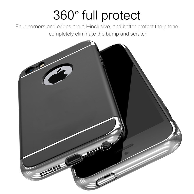 2017 New fashional 3 in 1 hard slim cell phone case for I phone 7 case