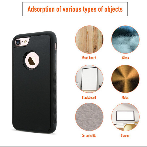 For iphone 6/6plus/7/7plus Nano material sticky Anti Gravity Phone Case
