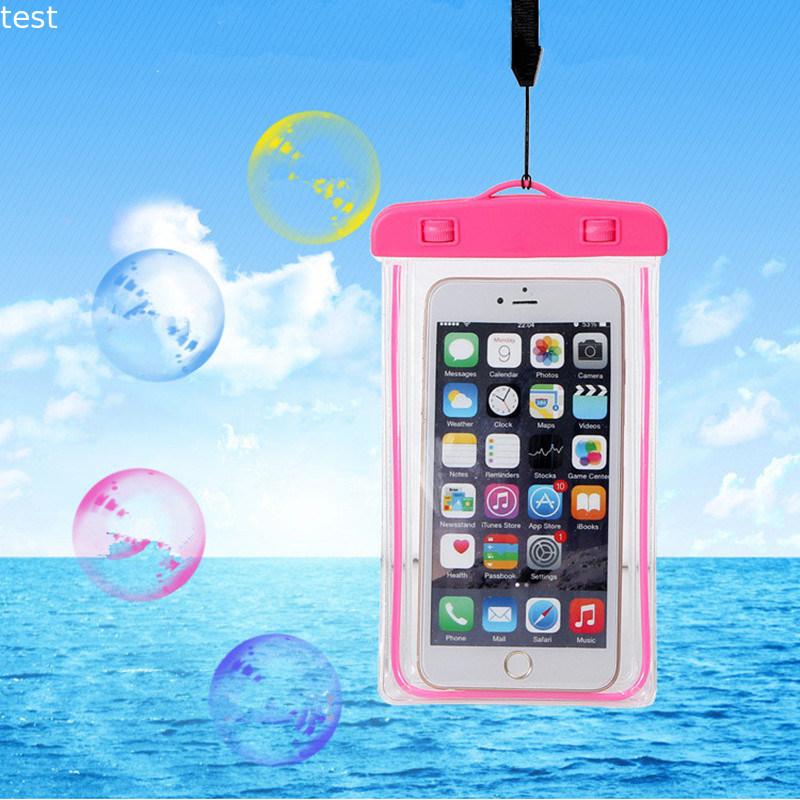 Summer Hot Sale For iPhone 7 Waterproof Phone Case Night Light, Water Proof Phone Cases For iPhone 8