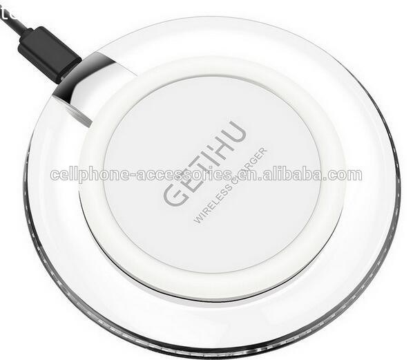 2017 Newest wireless charging pad for Samsung Galaxy S6 / S6 Edge iPhone 7 Qi Wireless Charger