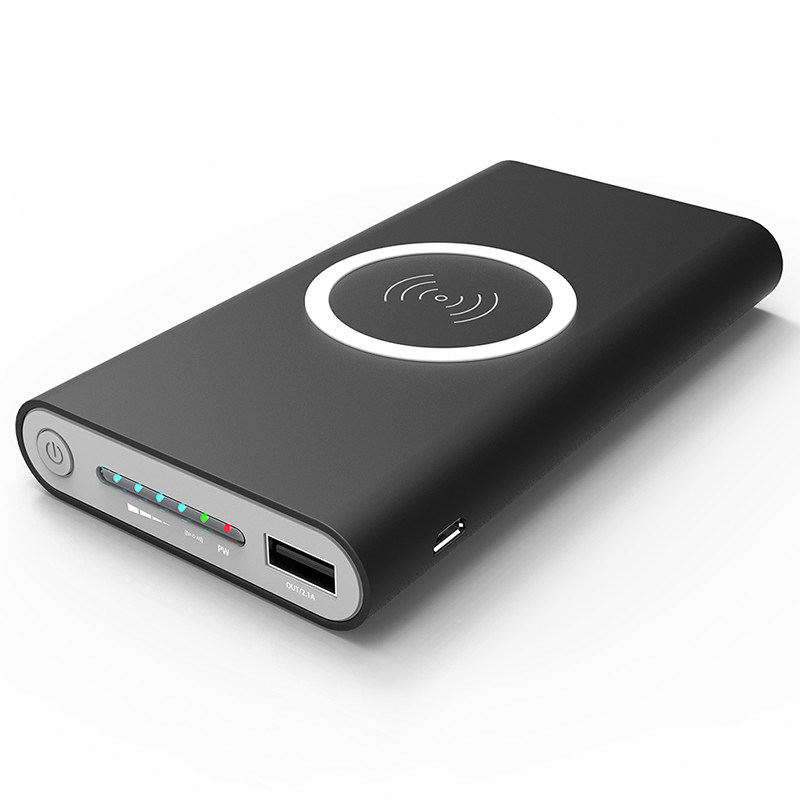 10000mAh Universal Portable Power Bank Qi Wireless Charger for Samsung S6 S7 S8 Powerbank Mobile Phone Wireless Charger