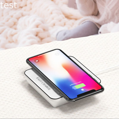 2018 Nowy przenośny szybki ładowarka bezprzewodowa z czujnikiem sterowania LED Night Light dla iphone 7/8/X/XS max xr dla samsu